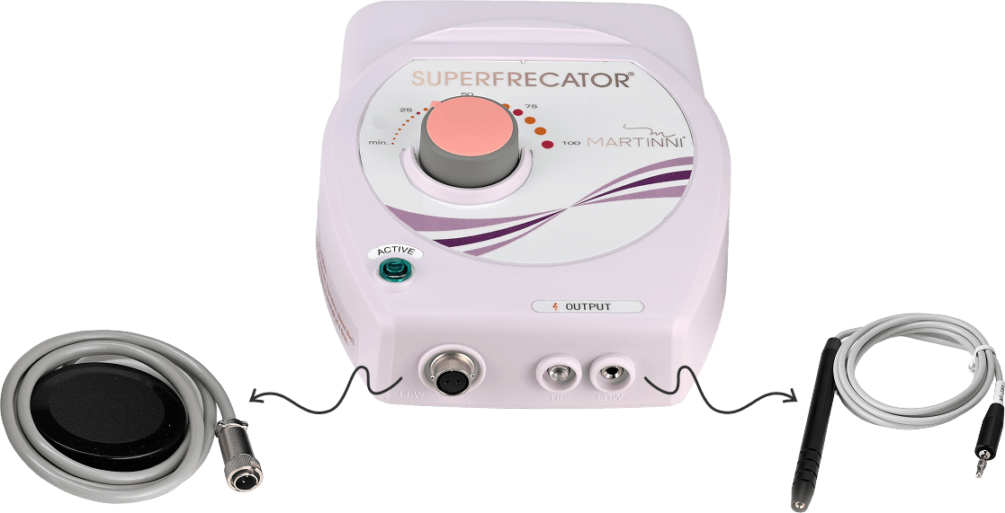 SuperFrecator Gen 3 with foot pedal and handpiece